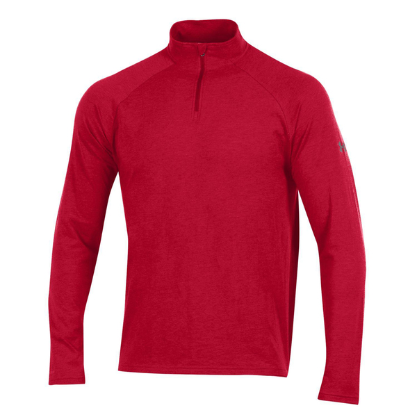 Under Armour Charged Cotton Men's 1/4 Zip-Red/M UM0650-555H